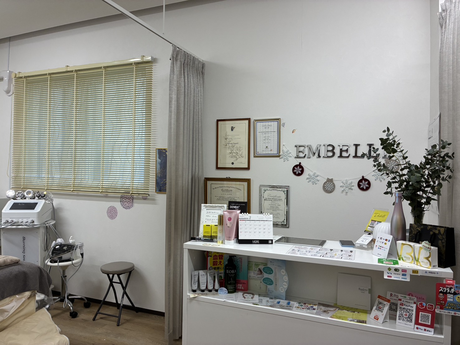 雪が積もりましたね〜！